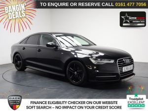 Used 2016 BLACK AUDI A6 SALOON Saloon 2.0 TDI S line Saloon 4dr Diesel S Tronic quattro Euro 6 (s/s) (190 ps) (reg. 2016-06-04) for sale in Stockport
