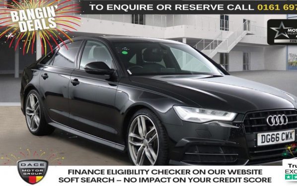 Used 2016 BLACK AUDI A6 SALOON Saloon 2.0 TDI ultra Black Edition Saloon 4dr Diesel S Tronic Euro 6 (s/s) (190 ps) (reg. 2016-09-16) for sale in Manchester