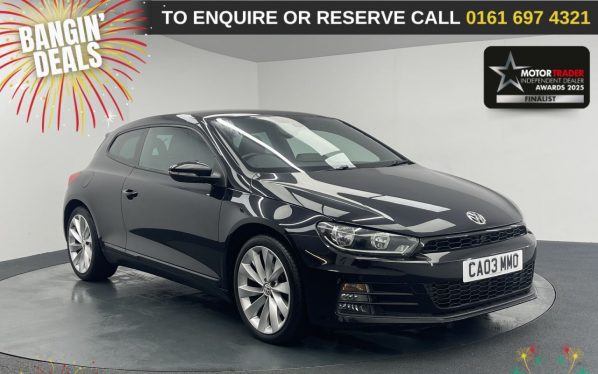 Used 2016 BLACK VOLKSWAGEN SCIROCCO Hatchback 2.0 TSI BlueMotion Tech GT Hatchback 3dr Petrol DSG Euro 6 (s/s) (180 ps) (reg. 2016-09-01) for sale in Manchester