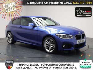 Used 2016 BLUE BMW 1 SERIES Hatchback 1.5 118i M Sport Hatchback 3dr Petrol Auto Euro 6 (s/s) (136 ps) (reg. 2016-01-27) for sale in Stockport