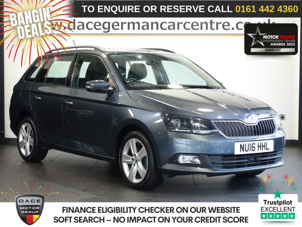 Used 2016 GREY SKODA FABIA Estate 1.2 TSI SE L Estate 5dr Petrol DSG Euro 6 (s/s) (110 ps) (reg. 2016-03-24) for sale in Altrincham