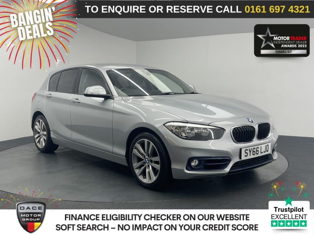 Used 2016 SILVER BMW 1 SERIES Hatchback 2.0 120d Sport Hatchback 5dr Diesel Auto xDrive Euro 6 (s/s) (190 ps) (reg. 2016-09-07) for sale in Manchester