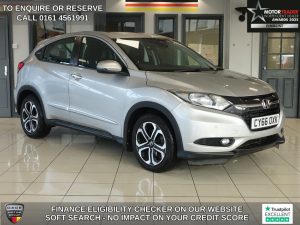 Used 2016 SILVER HONDA HR-V SUV 1.6 i-DTEC SE Navi SUV 5dr Diesel Manual Euro 6 (s/s) (120 ps) (reg. 2016-09-06) for sale in Wilmslow