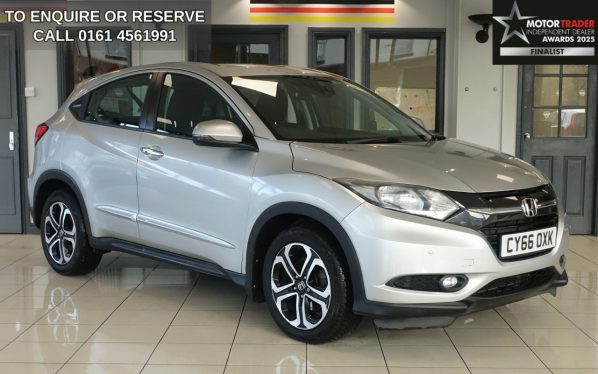 Used 2016 SILVER HONDA HR-V SUV 1.6 i-DTEC SE Navi SUV 5dr Diesel Manual Euro 6 (s/s) (120 ps) (reg. 2016-09-06) for sale in Wilmslow
