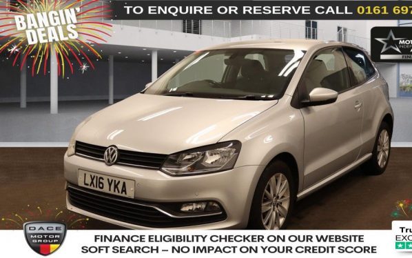 Used 2016 SILVER VOLKSWAGEN POLO Hatchback 1.2 TSI BlueMotion Tech SE Hatchback 3dr Petrol DSG Euro 6 (s/s) (90 ps) (reg. 2016-03-28) for sale in Manchester