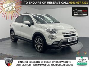 Used 2016 WHITE FIAT 500X SUV 1.6 MultiJetII Cross Plus SUV 5dr Diesel Manual Euro 6 (s/s) (120 ps) (reg. 2016-03-31) for sale in Manchester