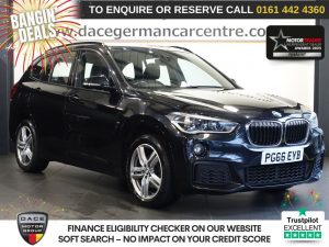 Used 2017 BLACK BMW X1 SUV 2.0 18d M Sport SUV 5dr Diesel Auto xDrive Euro 6 (s/s) (150 ps) £1085 EXTRAS (reg. 2017-01-20) for sale in Altrincham