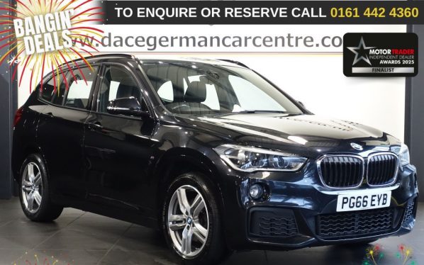 Used 2017 BLACK BMW X1 SUV 2.0 18d M Sport SUV 5dr Diesel Auto xDrive Euro 6 (s/s) (150 ps) £1085 EXTRAS (reg. 2017-01-20) for sale in Altrincham