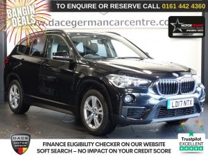 Used 2017 BLACK BMW X1 SUV 2.0 18d SE SUV 5dr Diesel Auto sDrive Euro 6 (s/s) (150 ps) (reg. 2017-03-31) for sale in Altrincham