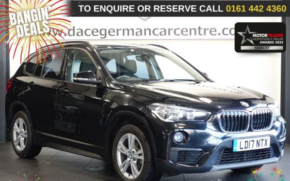 Used 2017 BLACK BMW X1 SUV 2.0 18d SE SUV 5dr Diesel Auto sDrive Euro 6 (s/s) (150 ps) (reg. 2017-03-31) for sale in Altrincham