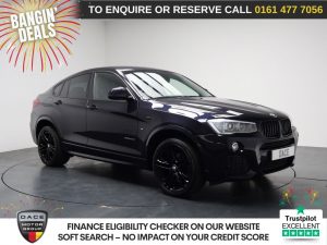 Used 2017 BLACK BMW X4 SUV 2.0 20d M Sport SUV 5dr Diesel Auto xDrive Euro 6 (s/s) (190 ps) (reg. 2017-08-02) for sale in Stockport