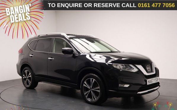 Used 2017 BLACK NISSAN X-TRAIL SUV 1.6 DIG-T N-Connecta SUV 5dr Petrol Manual Euro 6 (s/s) (163 ps) (reg. 2017-11-30) for sale in Stockport