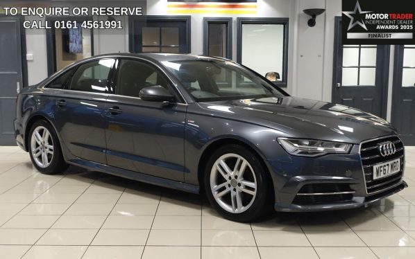Used 2017 GREY AUDI A6 SALOON Saloon 2.0 TDI ultra S line Saloon 4dr Diesel Manual Euro 6 (s/s) (190 ps) (reg. 2017-09-29) for sale in Wilmslow