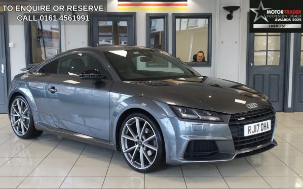 Used 2017 GREY AUDI TT Coupe 2.0 TFSI Black Edition Coupe 3dr Petrol S Tronic quattro Euro 6 (s/s) (230 ps) (reg. 2017-05-23) for sale in Wilmslow