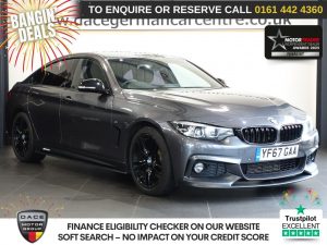 Used 2017 GREY BMW 4 SERIES GRAN COUPE Hatchback 2.0 420d M Sport Hatchback 5dr Diesel Auto Euro 6 (s/s) (190 ps) (reg. 2017-11-28) for sale in Altrincham