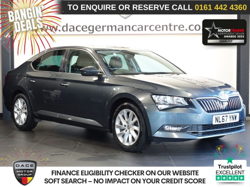 Used 2017 GREY SKODA SUPERB Hatchback 1.6 TDI SE Technology Hatchback 5dr Diesel DSG Euro 6 (s/s) (120 ps) £1135 EXTRAS (reg. 2017-10-17) for sale in Altrincham