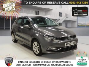 Used 2017 GREY VOLKSWAGEN POLO Hatchback 1.2 TSI Match Edition Hatchback 5dr Petrol Manual Euro 6 (s/s) (90 ps) (reg. 2017-11-22) for sale in Altrincham