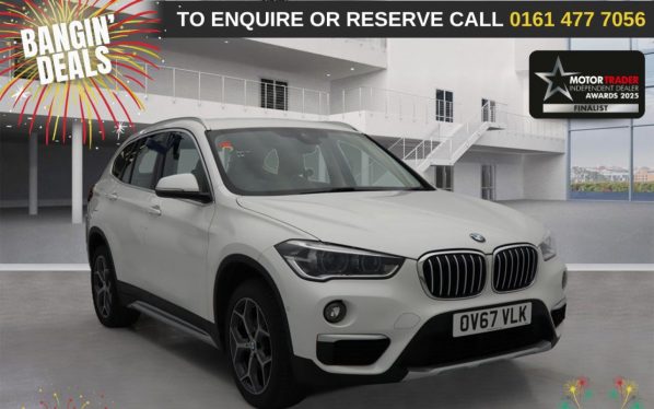 Used 2017 WHITE BMW X1 SUV 2.0 18d xLine SUV 5dr Diesel Manual sDrive Euro 6 (s/s) (150 ps) (reg. 2017-11-27) for sale in Stockport