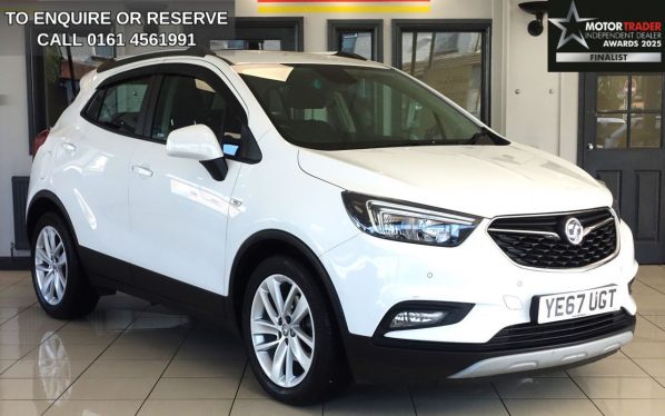 Used 2017 WHITE VAUXHALL MOKKA X SUV 1.4i Turbo ecoTEC Active SUV 5dr Petrol Manual Euro 6 (s/s) (140 ps) (reg. 2017-10-24) for sale in Wilmslow