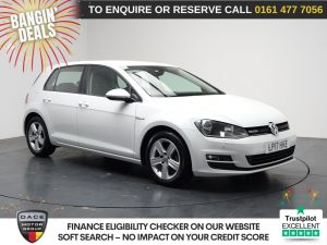 Used 2017 WHITE VOLKSWAGEN GOLF Hatchback 1.0 TSI Match Edition BlueMotion Hatchback 5dr Petrol DSG Euro 6 (s/s) (115 bhp) (reg. 2017-06-16) for sale in Stockport