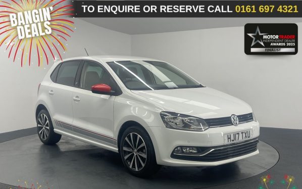 Used 2017 WHITE VOLKSWAGEN POLO Hatchback 1.2 TSI BlueMotion Tech beats Hatchback 5dr Petrol DSG Euro 6 (s/s) (90 ps) (reg. 2017-04-19) for sale in Manchester