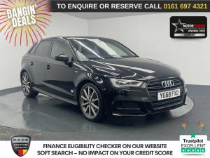 Used 2018 BLACK AUDI A3 Hatchback 2.0 TDI 35 Black Edition Sportback 5dr Diesel S Tronic Euro 6 (s/s) (150 ps) (reg. 2018-09-03) for sale in Manchester
