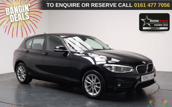 Used 2018 BLACK BMW 1 SERIES Hatchback 1.5 116d SE Business Hatchback 5dr Diesel Manual Euro 6 (s/s) (116 ps) (reg. 2018-09-28) for sale in Stockport