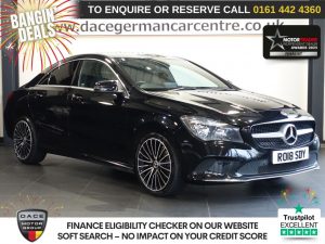 Used 2018 BLACK MERCEDES-BENZ CLA Saloon 2.1 CLA220d Sport Coupe 4dr Diesel 7G-DCT Euro 6 (s/s) (177 ps) £1015 EXTRAS (reg. 2018-05-04) for sale in Altrincham