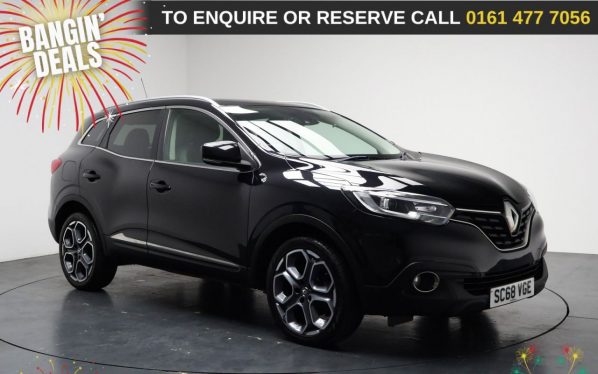 Used 2018 BLACK RENAULT KADJAR SUV 1.3 TCe Dynamique S Nav SUV 5dr Petrol Manual Euro 6 (s/s) (140 ps) (reg. 2018-12-05) for sale in Stockport