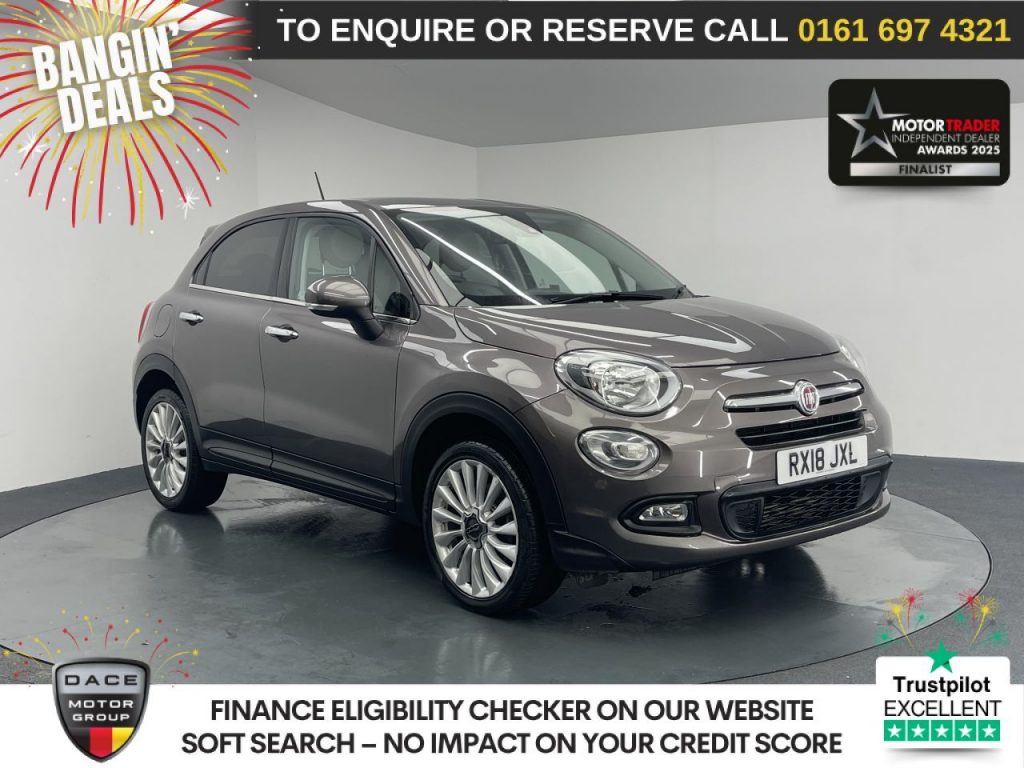 Used 2018 BRONZE FIAT 500X SUV 1.4 MultiAir Lounge SUV 5dr Petrol DCT Euro 6 (s/s) (140 ps) (reg. 2018-03-31) for sale in Manchester