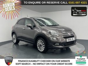 Used 2018 BRONZE FIAT 500X SUV 1.4 MultiAir Lounge SUV 5dr Petrol DCT Euro 6 (s/s) (140 ps) (reg. 2018-03-31) for sale in Manchester
