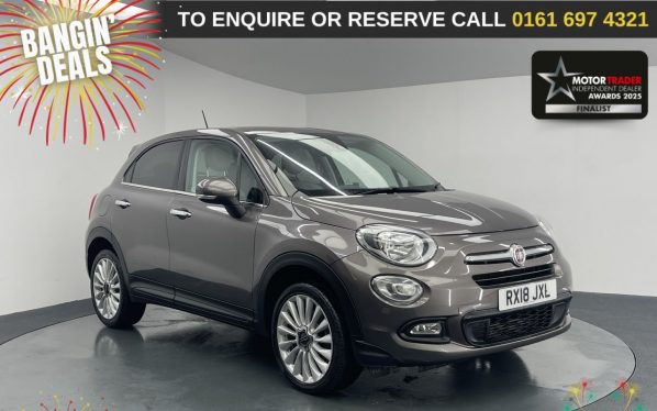 Used 2018 BRONZE FIAT 500X SUV 1.4 MultiAir Lounge SUV 5dr Petrol DCT Euro 6 (s/s) (140 ps) (reg. 2018-03-31) for sale in Manchester