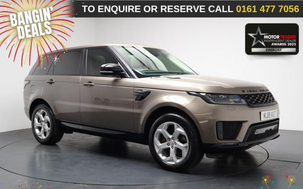 Used 2018 BROWN LAND ROVER RANGE ROVER SPORT SUV 2.0 SD4 HSE SUV 5dr Diesel Auto 4WD Euro 6 (s/s) (240 ps) (reg. 2018-07-18) for sale in Stockport