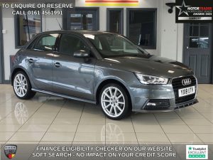 Used 2018 GREY AUDI A1 Hatchback 1.4 TFSI S line Sportback 5dr Petrol S Tronic Euro 6 (s/s) (Nav) (125 ps) (reg. 2018-05-18) for sale in Wilmslow
