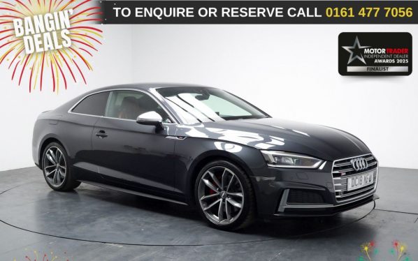 Used 2018 GREY AUDI S5 Coupe 3.0 TFSI V6 Coupe 2dr Petrol Tiptronic quattro Euro 6 (s/s) (354 ps) (reg. 2018-07-12) for sale in Stockport