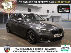 Used 2018 GREY BMW 1 SERIES Hatchback 1.5 118i M Sport Shadow Edition Hatchback 5dr Petrol Auto Euro 6 (s/s) (136 ps) (reg. 2018-09-28) for sale in Stockport