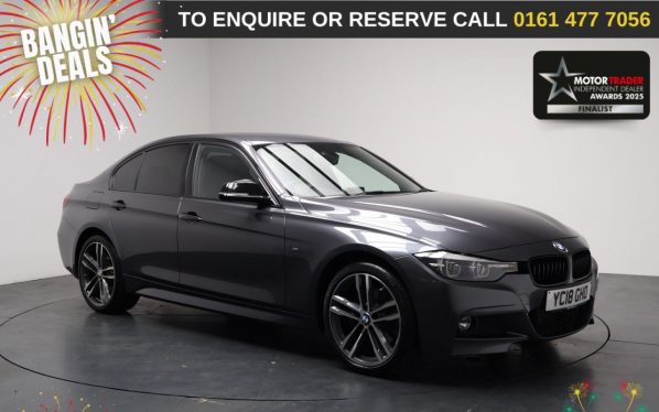 Used 2018 GREY BMW 3 SERIES Saloon 2.0 320d M Sport Shadow Edition Saloon 4dr Diesel Auto xDrive Euro 6 (s/s) (190 ps) (reg. 2018-04-25) for sale in Stockport