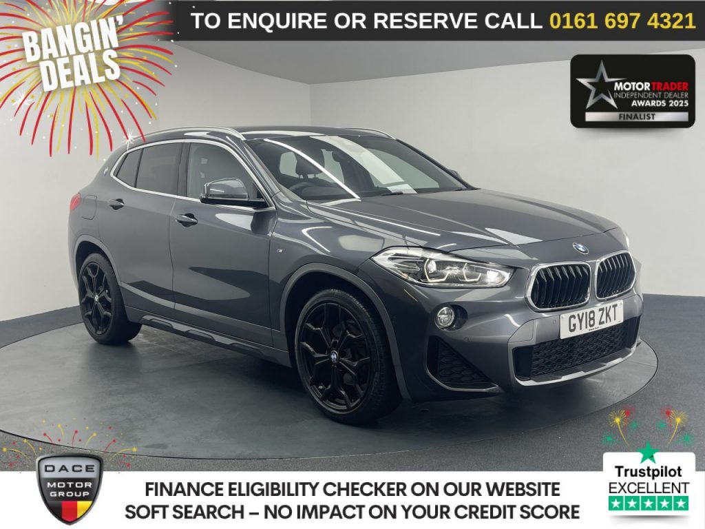 Used 2018 GREY BMW X2 SUV 2.0 18d M Sport X SUV 5dr Diesel Auto sDrive Euro 6 (s/s) (150 ps) (reg. 2018-07-12) for sale in Manchester