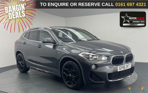 Used 2018 GREY BMW X2 SUV 2.0 18d M Sport X SUV 5dr Diesel Auto sDrive Euro 6 (s/s) (150 ps) (reg. 2018-07-12) for sale in Manchester