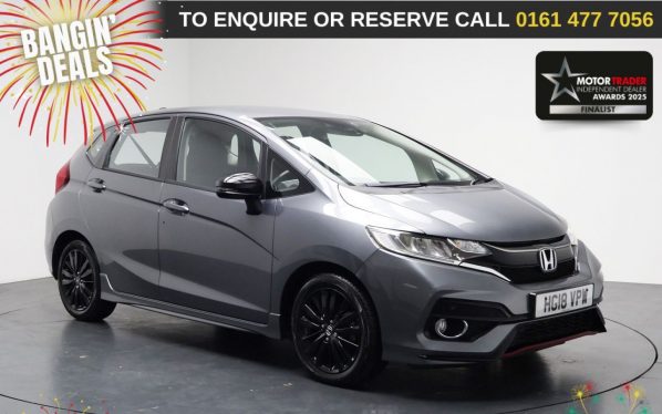 Used 2018 GREY HONDA JAZZ Hatchback 1.5 i-VTEC Sport Navi Hatchback 5dr Petrol CVT Euro 6 (s/s) (130 ps) (reg. 2018-08-20) for sale in Stockport