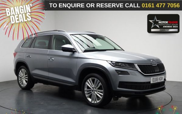 Used 2018 GREY SKODA KODIAQ SUV 1.4 TSI ACT SE L SUV 5dr Petrol DSG 4WD Euro 6 (s/s) (7 Seat) (150 ps) (reg. 2018-07-30) for sale in Stockport
