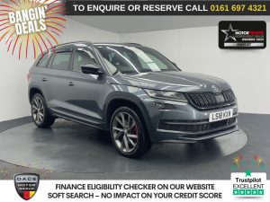 Used 2018 GREY SKODA KODIAQ SUV 2.0 TSI SportLine SUV 5dr Petrol DSG 4WD Euro 6 (s/s) (7 Seat) (180 ps) (reg. 2018-04-12) for sale in Manchester