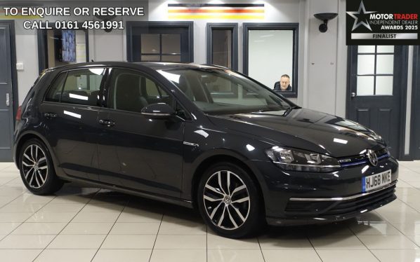Used 2018 GREY VOLKSWAGEN GOLF Hatchback 1.5 TSI EVO SE Hatchback 5dr Petrol Manual Euro 6 (s/s) (130 ps) (reg. 2018-10-30) for sale in Wilmslow