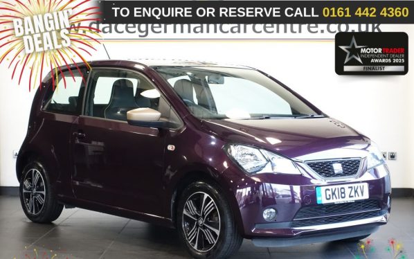 Used 2018 PURPLE SEAT MII Hatchback 1.0 12v Mii by Cosmopolitan Hatchback 3dr Petrol Manual Euro 6 (75 ps) (reg. 2018-03-26) for sale in Altrincham