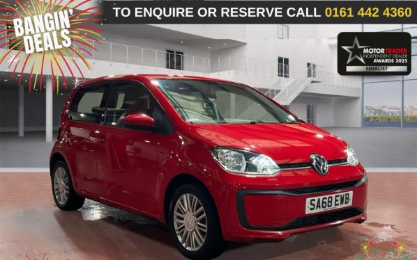 Used 2018 RED VOLKSWAGEN UP! Hatchback 1.0 BlueMotion Tech Move up! Hatchback 5dr Petrol Manual Euro 6 (s/s) (60 ps) (reg. 2018-09-18) for sale in Altrincham
