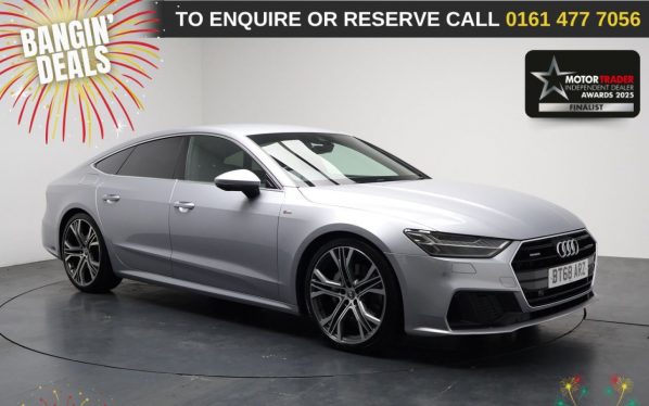 Used 2018 SILVER AUDI A7 Hatchback 3.0 TDI V6 50 S line Sportback 5dr Diesel Tiptronic quattro Euro 6 (s/s) (286 ps) (reg. 2018-10-31) for sale in Stockport