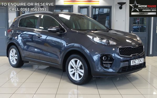 Used 2018 SILVER KIA SPORTAGE SUV 1.6 GDi 2 SUV 5dr Petrol Manual Euro 6 (s/s) (130 bhp) (reg. 2018-03-30) for sale in Wilmslow