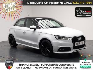 Used 2018 WHITE AUDI A1 Hatchback 1.4 TFSI S line Sportback 5dr Petrol S Tronic Euro 6 (s/s) (Nav) (125 ps) (reg. 2018-03-26) for sale in Stockport