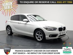 Used 2018 WHITE BMW 1 SERIES Hatchback 2.0 118d SE Hatchback 5dr Diesel Manual Euro 6 (s/s) (150 ps) (reg. 2018-07-30) for sale in Stockport