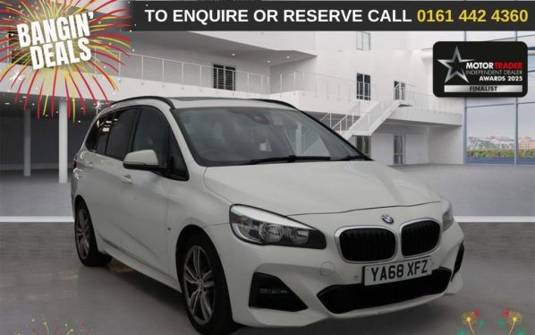Used 2018 WHITE BMW 2 Series GRAN TOURER MPV 2.0 220d M Sport MPV 5dr Diesel Auto xDrive Euro 6 (s/s) (190 ps) £2665 EXTRAS (reg. 2018-11-27) for sale in Altrincham
